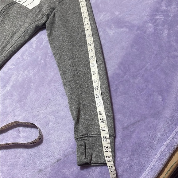 The North Face Heather Gray Zip-Up Hoodie - Picture 8 of 11